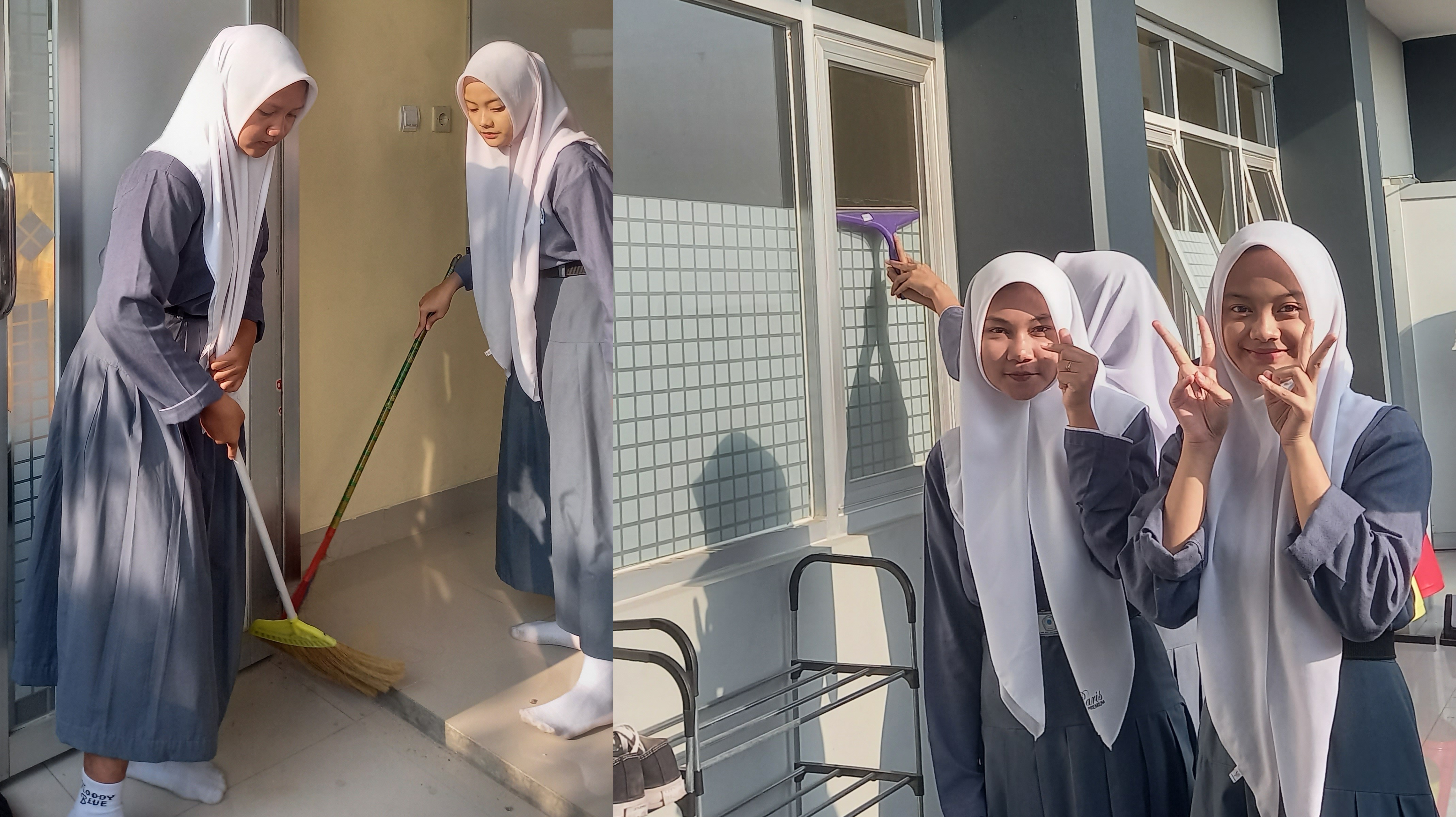 Kelas Bersih, Belajar Jadi Nyaman: Rutinitas Jumat Pagi di SMK BPPI